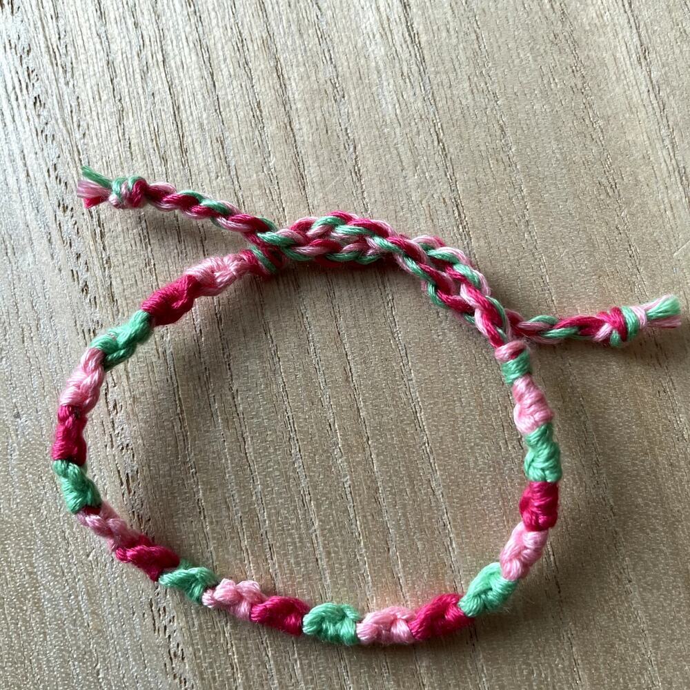 Iridessa Bracelet anklet trendy comfortable tie embroidery thread woven gift